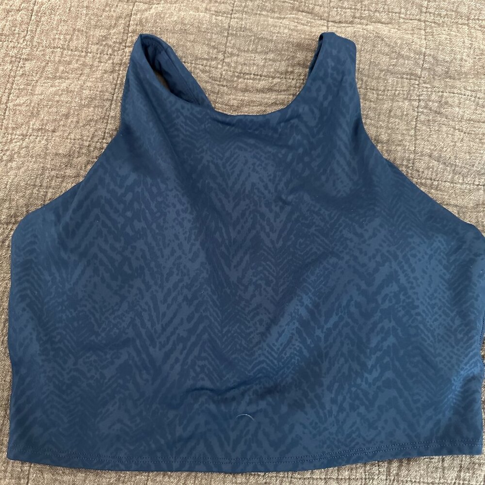 Athleta Sports Bra Navy Size Large